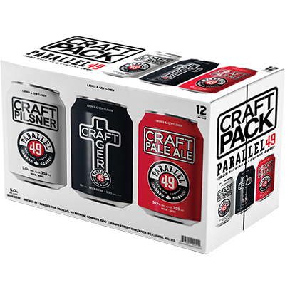 PARALLEL 49 - CRAFT PACK CANS Canadian Domestic Beer