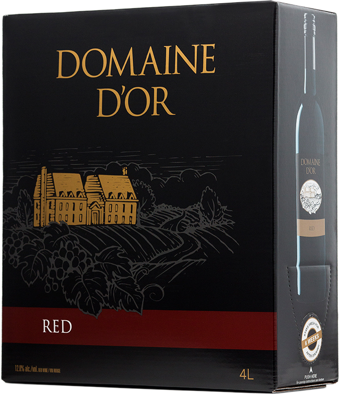 DOMAINE D'OR - RED Canadian Red Wine