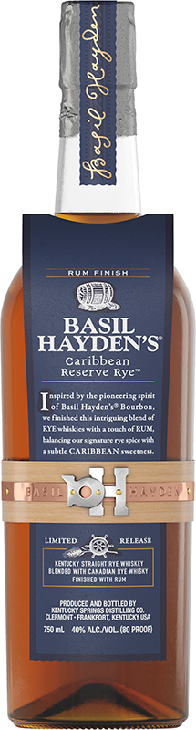 BASIL HAYDEN CARIBBEAN RESERVE RYE American Whisky Whiskey