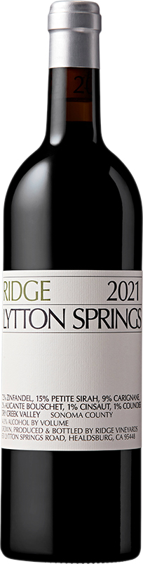 BCLIQUOR Sonoma Country Red - Ridge Lytton Springs Dry Creek 2015