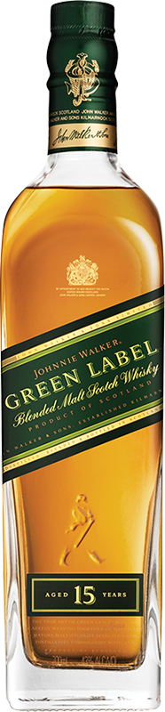 JOHNNIE WALKER - 15 YEAR OLD GREEN LABEL Scottish Whisky