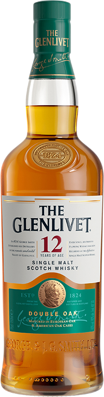 GLENLIVET - 12 YEAR OLD Scottish Whisky / Whiskey