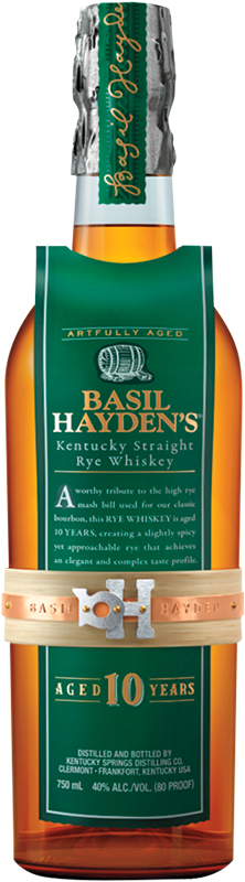 BASIL HAYDEN 10 YEAR OLD RYE American Whisky Whiskey