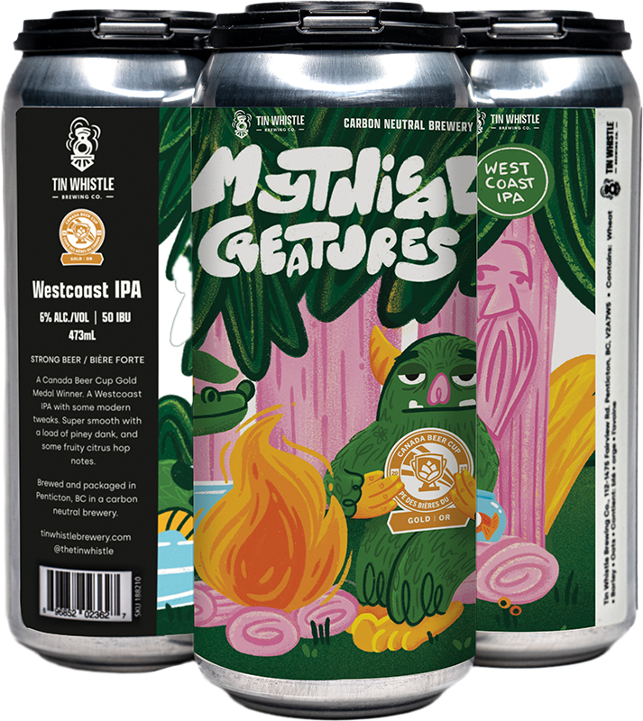 BCLIQUOR Tin Whistle - Mythical Creatures Westcoast Ipa Tall Can