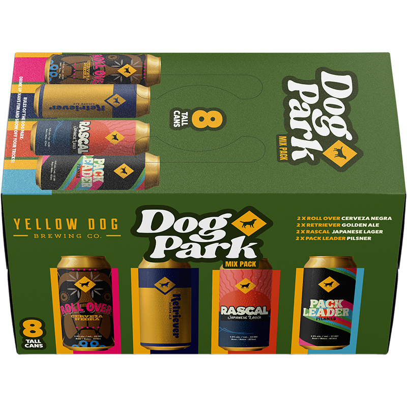 BCLIQUOR Yellow Dog Brewing - Dog Park Tall Can Mixed Pack