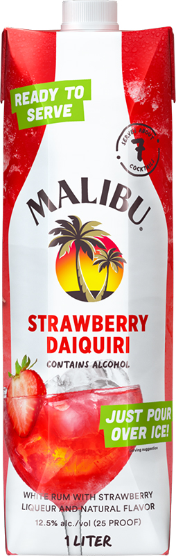 BCLIQUOR Malibu - Strawberry Daiquiri Tetra Pack