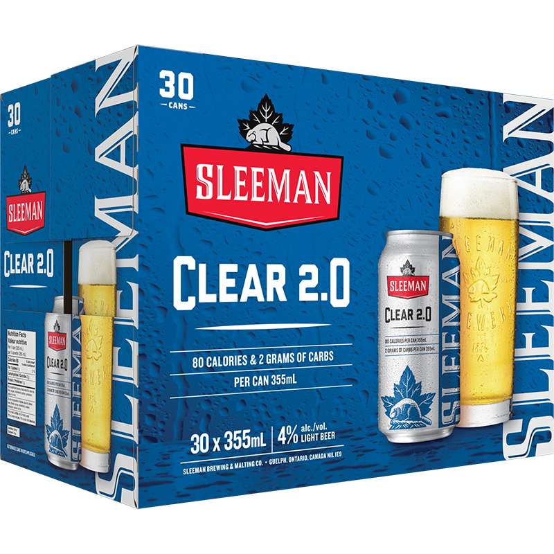 BCLIQUOR Sleeman - Clear 2.0 Can