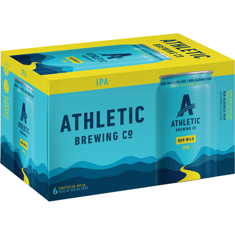 BCLIQUOR Athletic Brewing - Run Wild Non Alcoholic Ipa Can