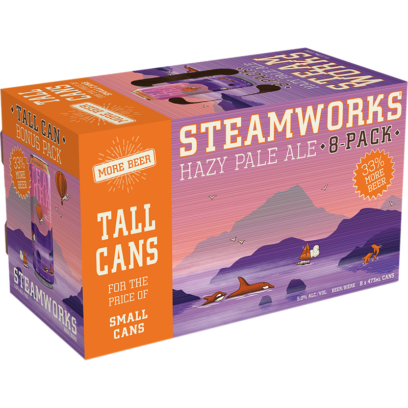 BCLIQUOR Steamworks - Hazy Pale Ale Tall For Small Can