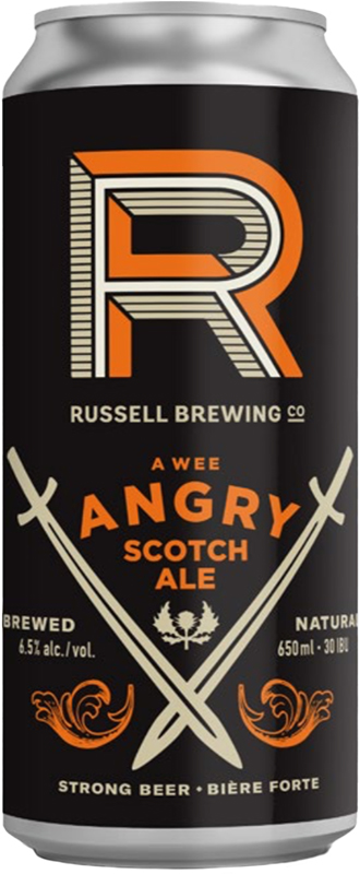 BCLIQUOR Russell Brewing - Angry Scotch Ale Tall Can Single