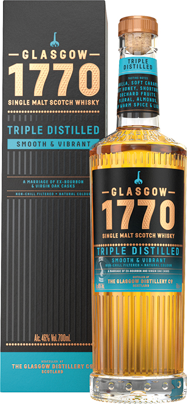 BCLIQUOR Glasgow 1770 - Single Malt Scotch Whisky - Triple Distilled