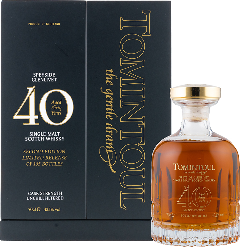 BCLIQUOR Tomintoul - 40 Year Old Single Malt Scotch Whisky