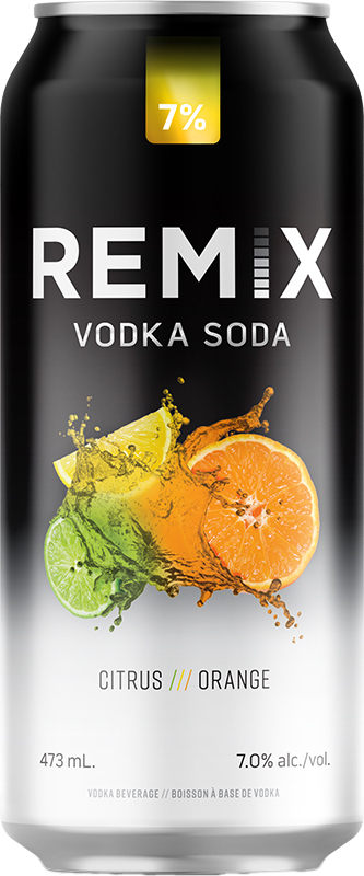 BCLIQUOR Remix - Vodka Soda Citrus Orange Tall Can