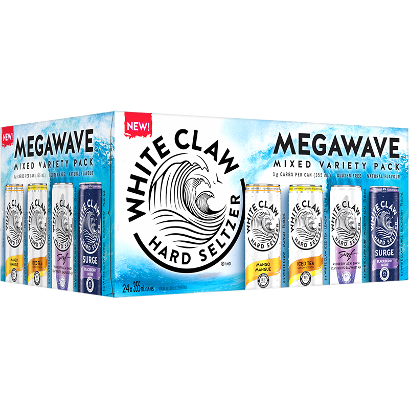 BCLIQUOR White Claw - Megawave Variety Pack Can