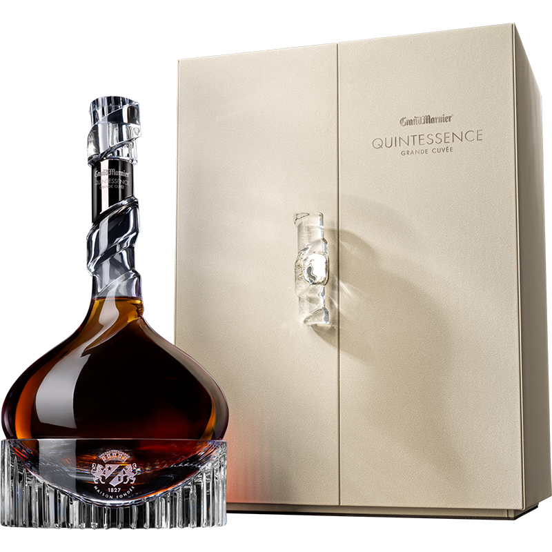 BCLIQUOR Grand Marnier - Quintessence In Baccarat Carafe