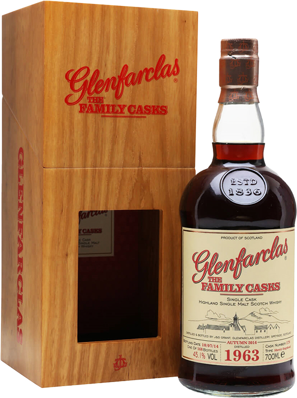 BCLIQUOR Glenfarclas - Family Cask 1963 A14 Cask 178