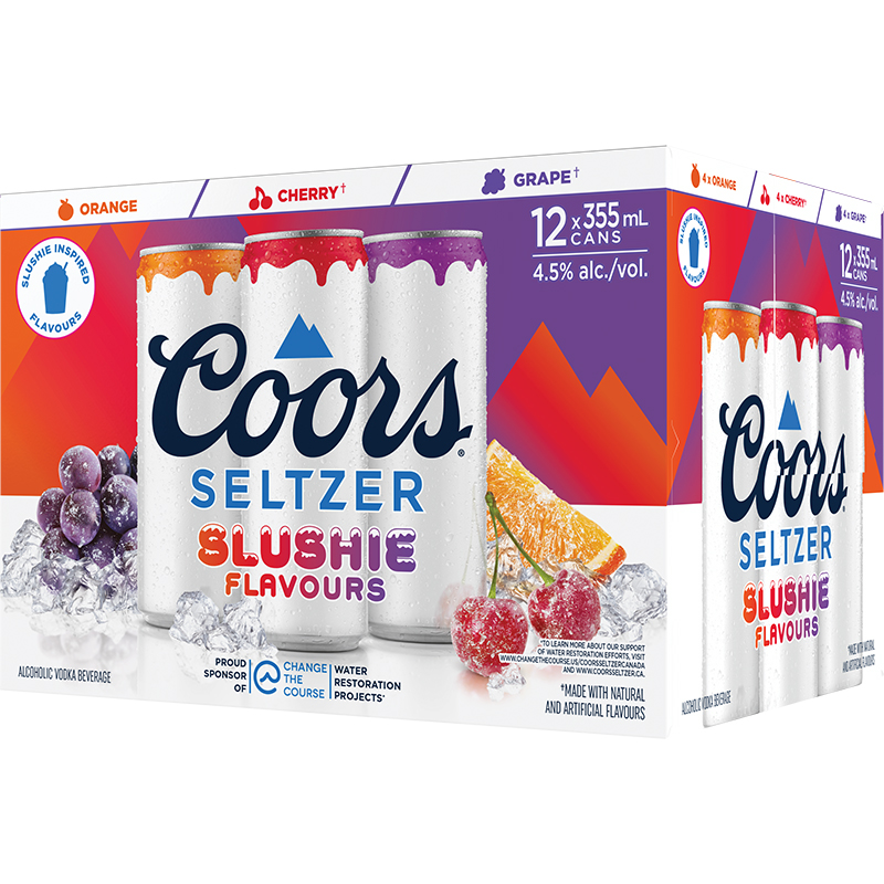 BCLIQUOR Coors Seltzer - Slushie Variety Can