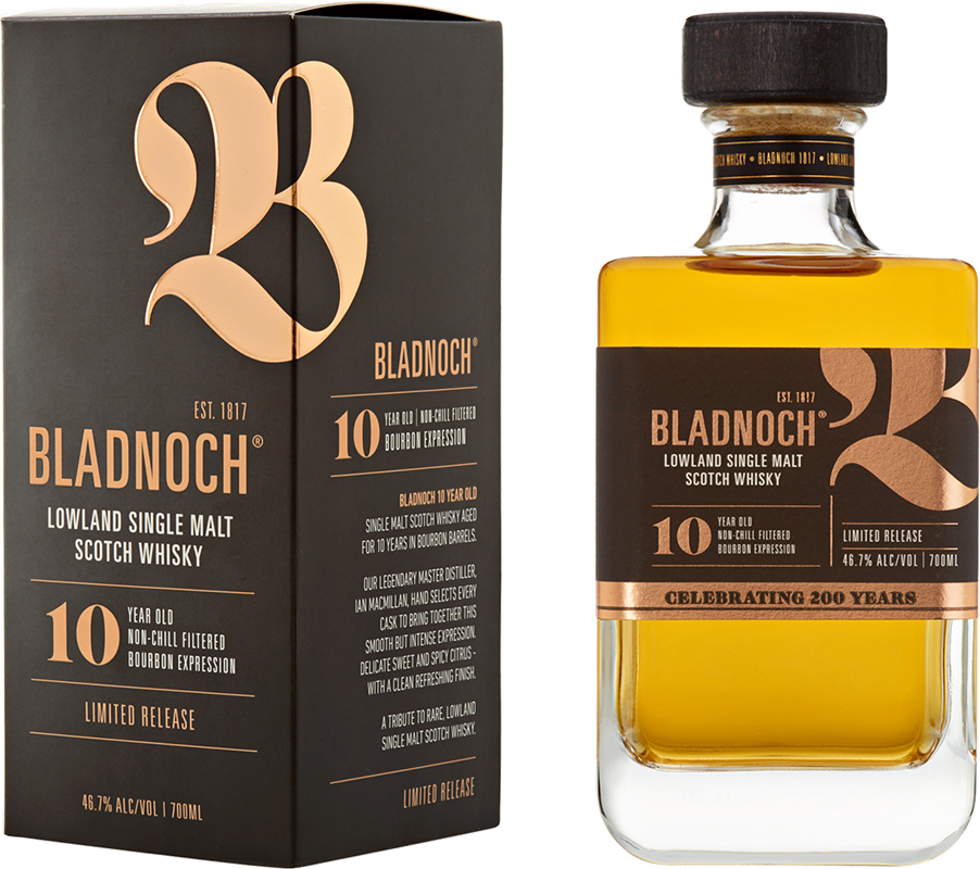 BLADNOCH - 10 YEAR OLD LOWLAND SINGLE MALT