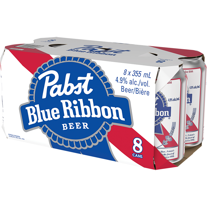 BCLIQUOR Stroh Canada - Pabst Blue Ribbon Can