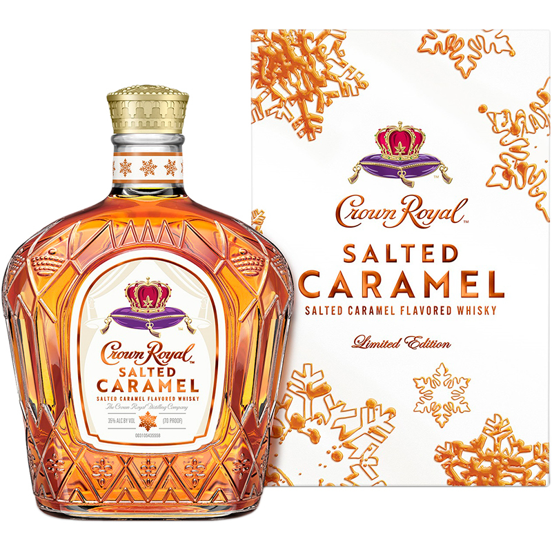 CROWN ROYAL - SALTED CARAMEL Canadian Whisky / Whiskey