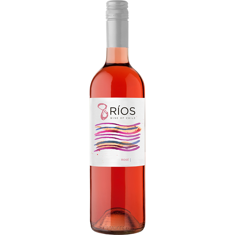 ROSE MERLOT 8 RIOS Chilean Rose Wine