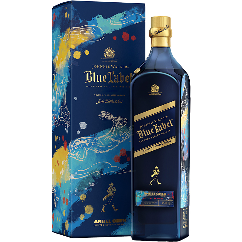 JOHNNIE WALKER - BLUE LABEL LNY 2023 RABBIT Scottish Whisky / Whiskey