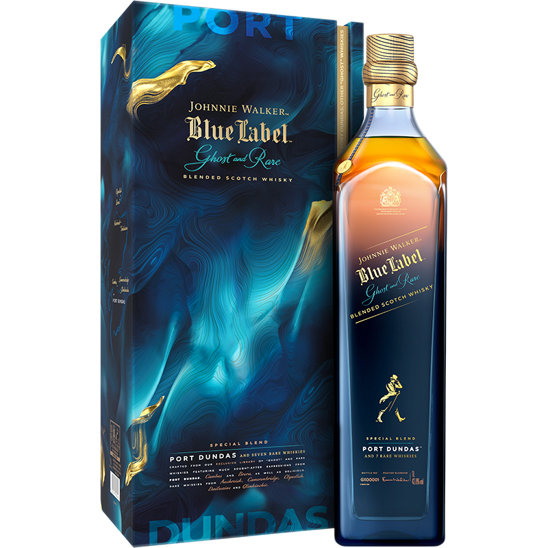 JOHNNIE WALKER - BLUE LABEL GHOST & RARE 5TH EDITION Scottish