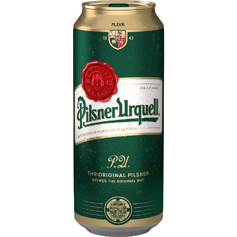 Pilsner Urquell Tall Can Czech Republic Import Beer