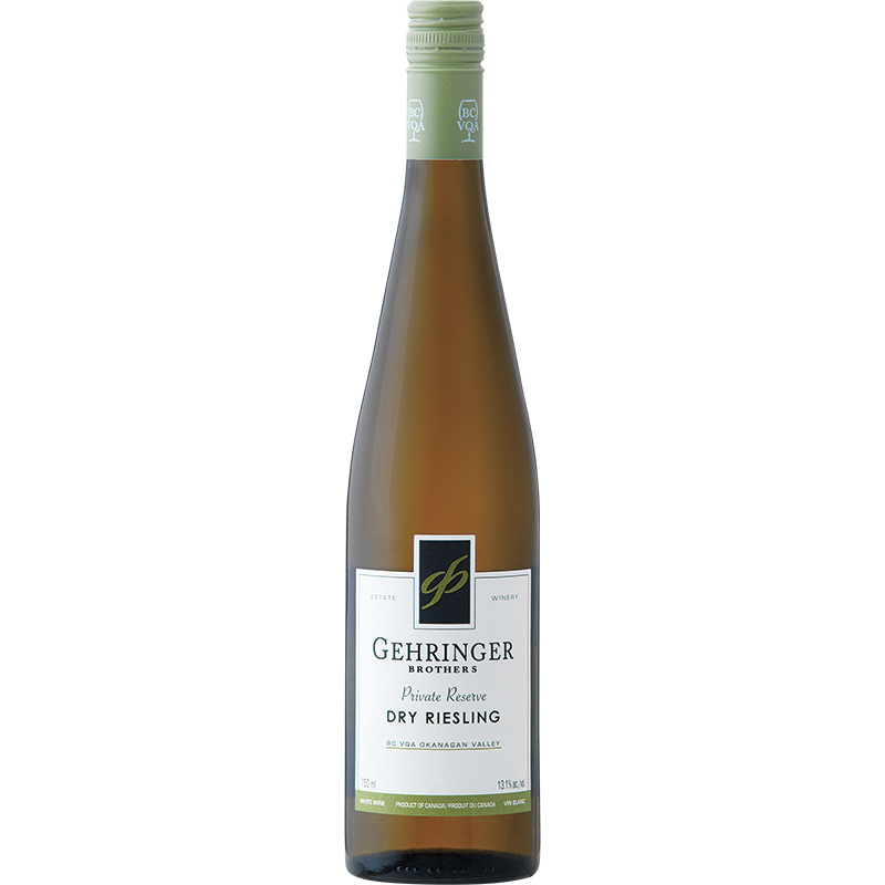 GEHRINGER - PRIVATE RESERVE DRY RIESLING 2020 Canadian White Wine