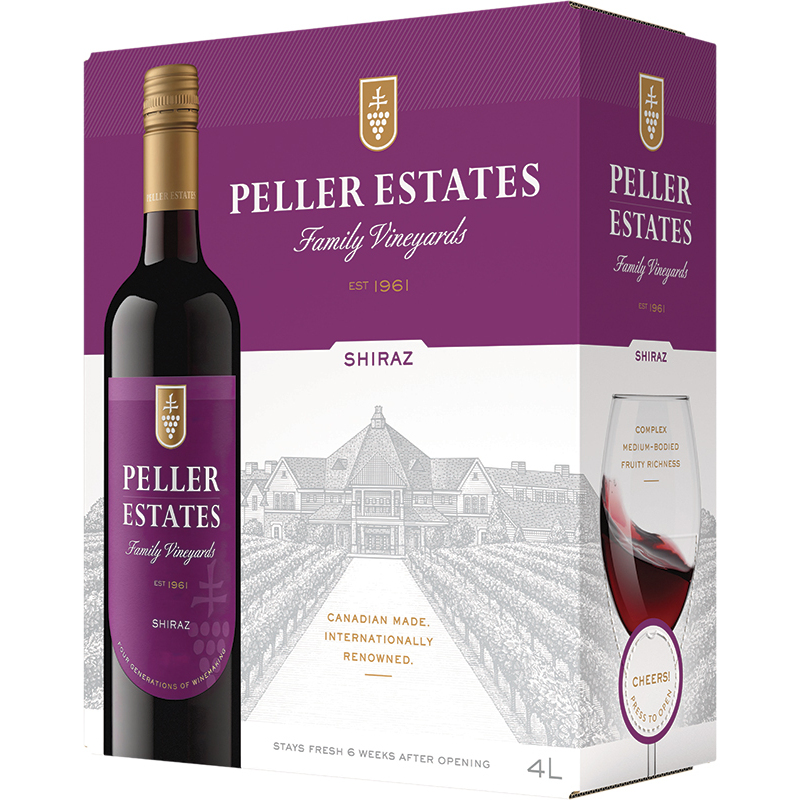 PELLER FAMILY VINEYARDS SHIRAZ Canadian Red Wine