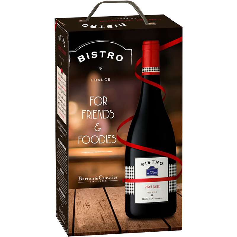 VIN DE FRANCE PINOT NOIR - BARTON AND GUESTIER BISTRO French Red Wine