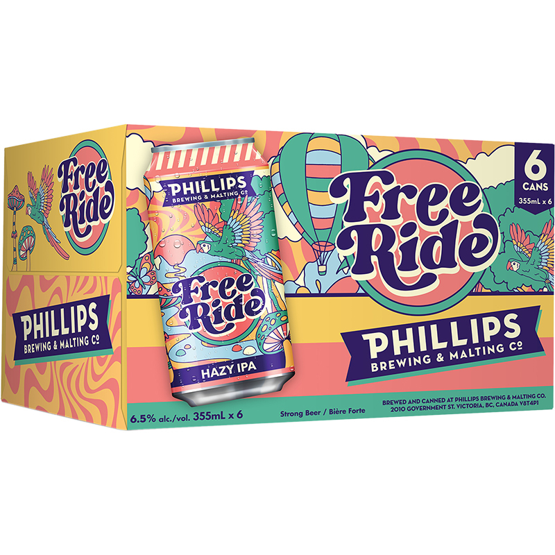 PHILLIPS BREWING - FREE RIDE HAZY IPA CAN Canadian Domestic Beer