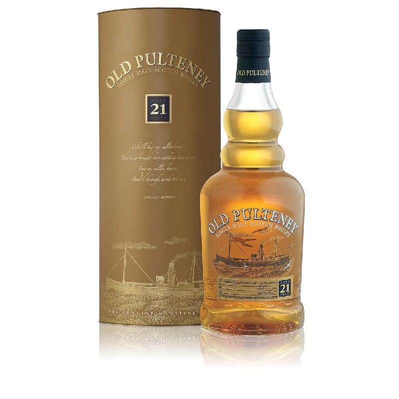 OLD PULTENEY - 21 YEAR OLD Scottish Whisky / Whiskey