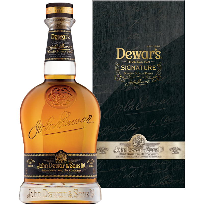 DEWAR'S - SIGNATURE Scottish Whisky / Whiskey