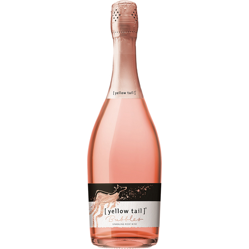 Yellow Tail Pink Bubbles Australian Sparkling Wine