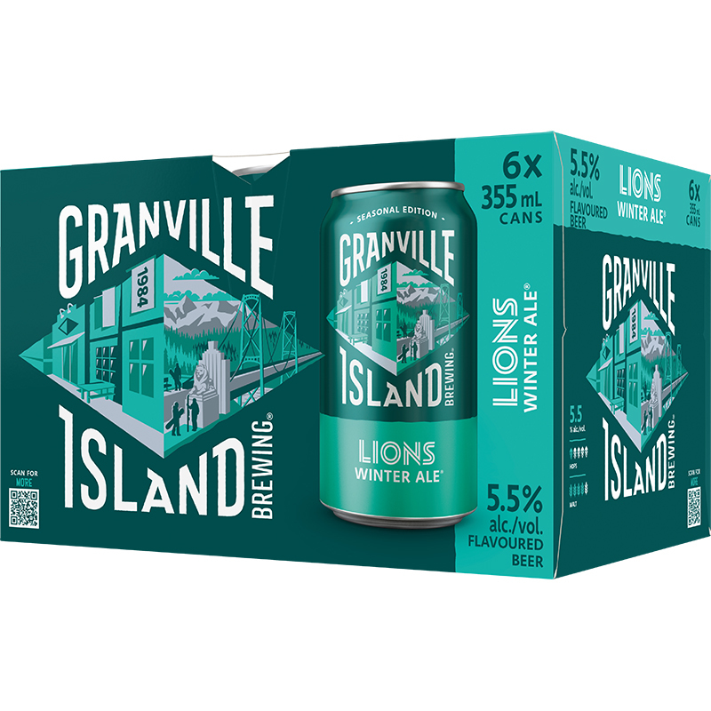 GRANVILLE ISLAND - LIONS WINTER ALE CAN Canadian Domestic Beer