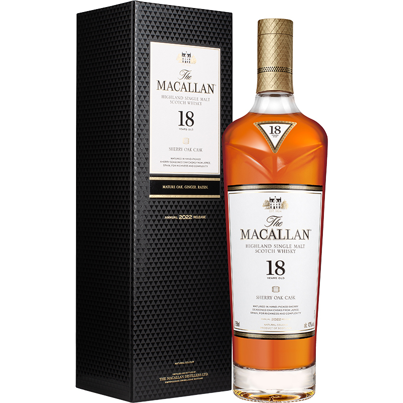 Macallan 18yr Sherry Oak Single Malt Scotch