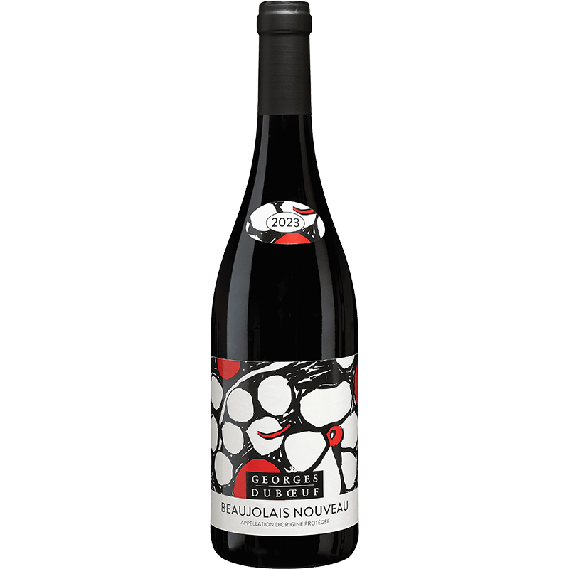 BEAUJOLAIS NOUVEAU PAPER LABEL 2024 French Red Wine