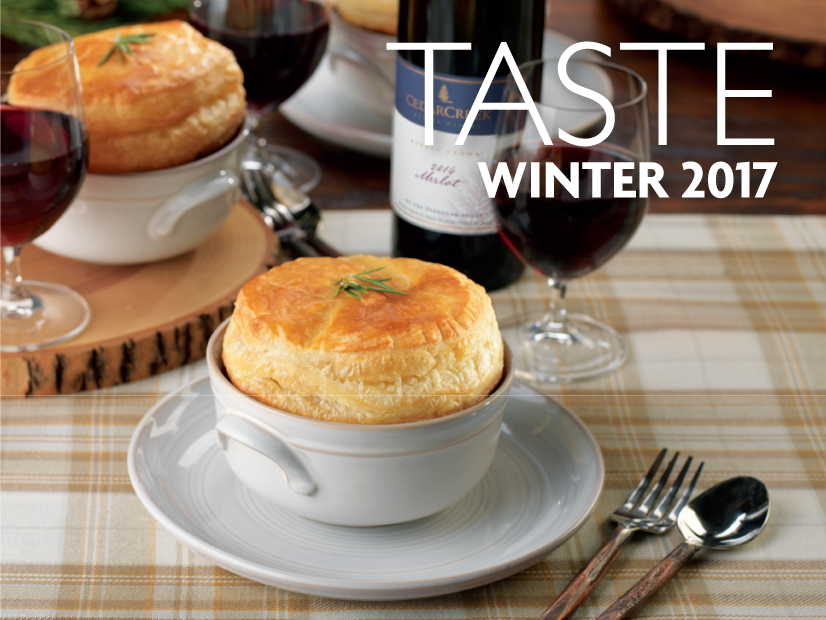 Winter 2017 TASTE Magazine Banner