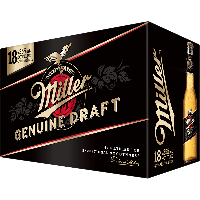 MILLER GENUINE DRAFT Canadian Domestic Beer