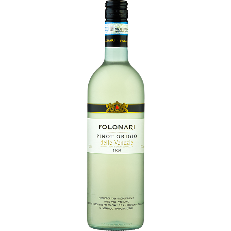 PINOT GRIGIO DELLE VENEZIE - FOLONARI Italian White Wine