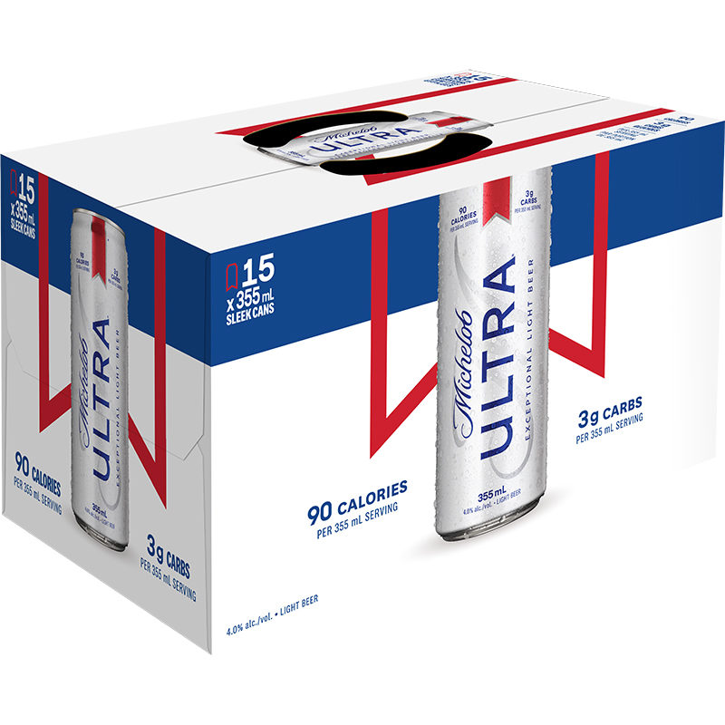 MICHELOB - ULTRA SLEEK CAN Canadian Domestic Beer