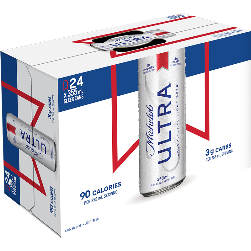 MICHELOB - ULTRA SLEEK 24 CAN Canadian Domestic Beer