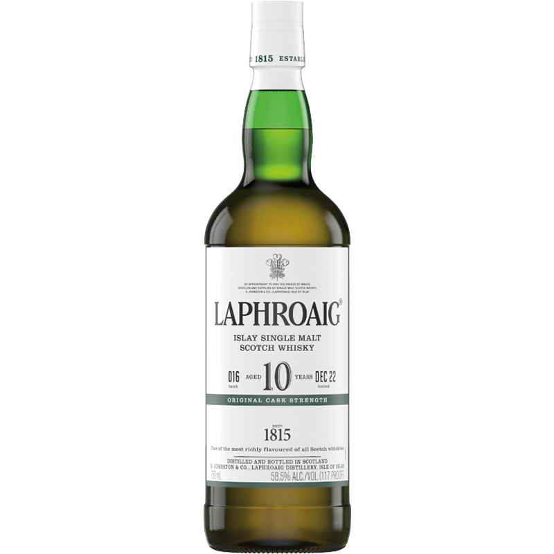 LAPHROAIG - 10 YEAR OLD CASK STRENGTH BATCH 16 Scottish Whisky / Whiskey