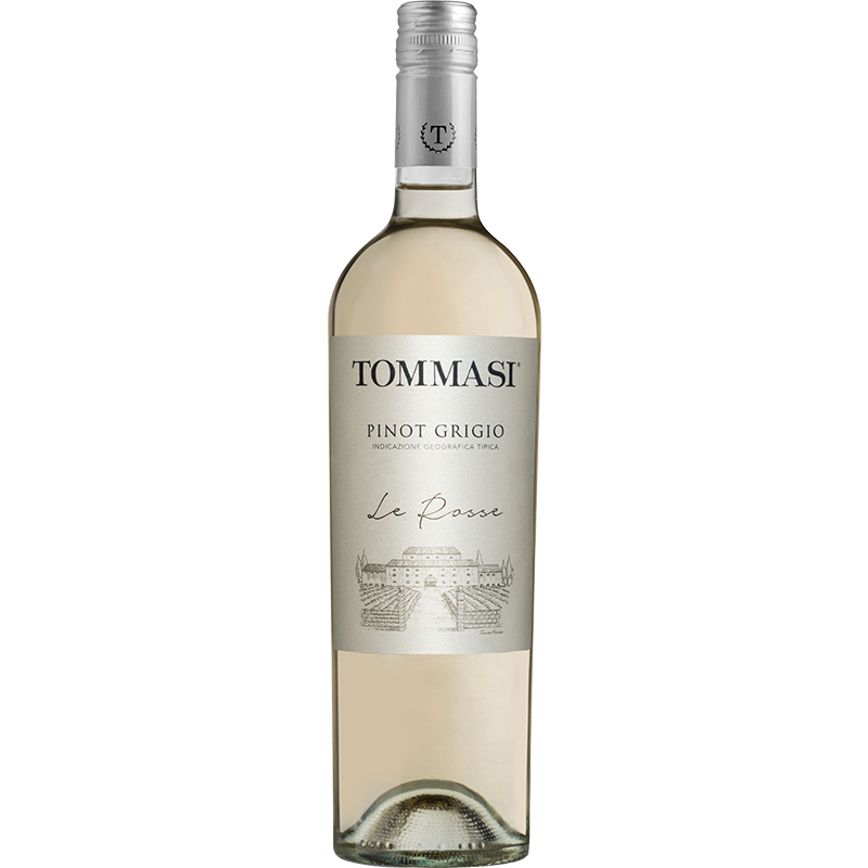 PINOT GRIGIO DELLE VENEZIE - TOMMASI LE ROSSE Italian White Wine