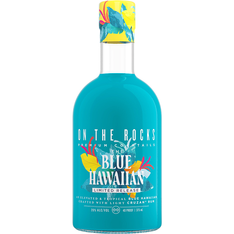 ON THE ROCKS - BLUE HAWAIIAN American Other Spirits