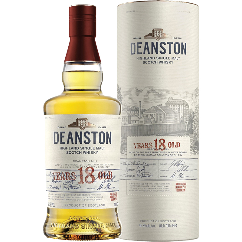 DEANSTON - 18 YEAR OLD Scottish Whisky / Whiskey