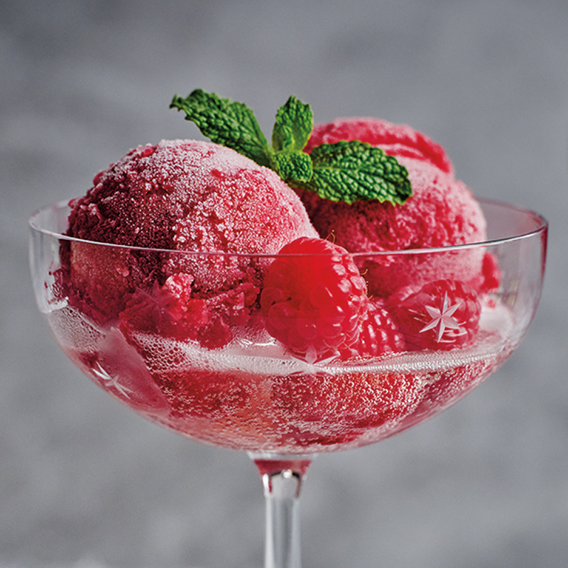 Raspberry Sorbet : Dairy Free Raspberry Sorbet