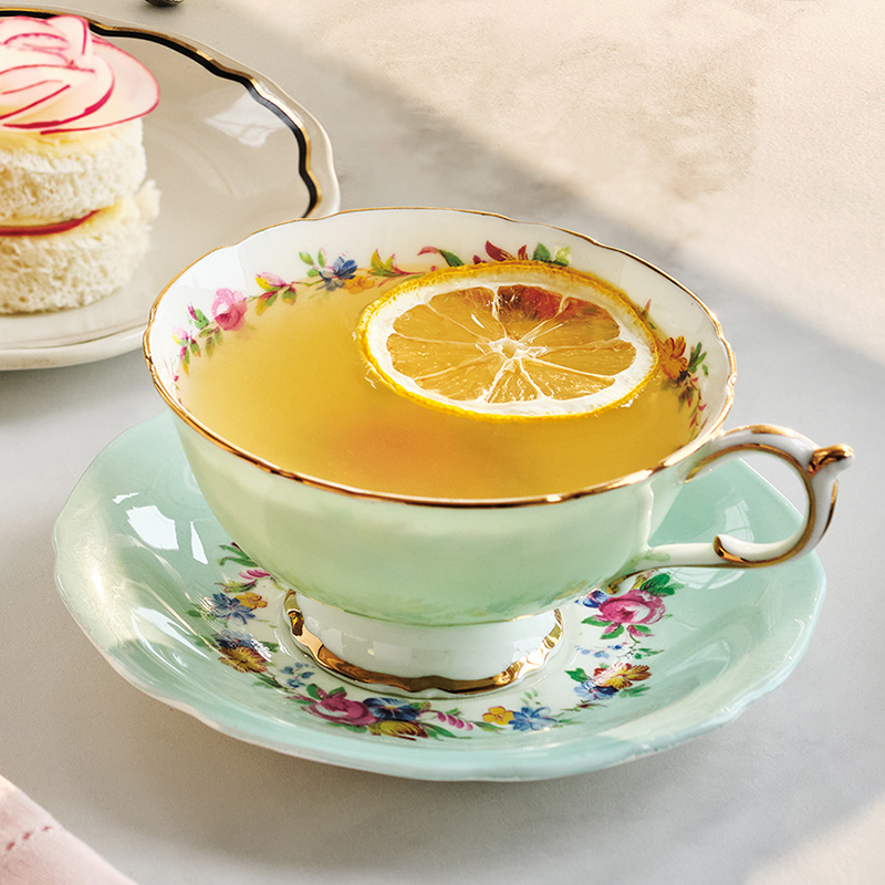 Amsterdam Tea Cup and Saucer - Lemon