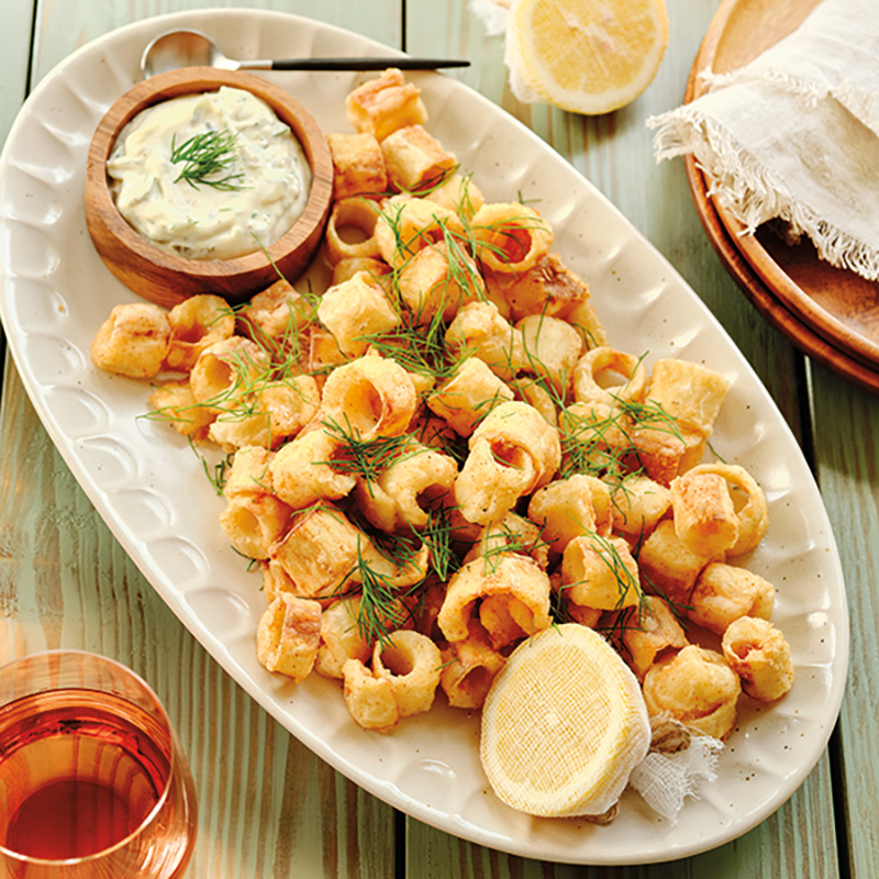 Hearts Of Palm 'Calamari' served with Vegan Aioli BCLIQUOR